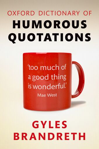 Oxford Dictionary of Humorous Quotations book cover