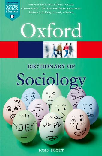 A Dictionary of Sociology book cover