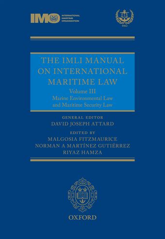The IMLI Manual on International Maritime Law, Volume III book cover