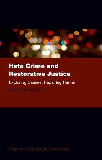 Hate Crime and Restorative Justice book cover
