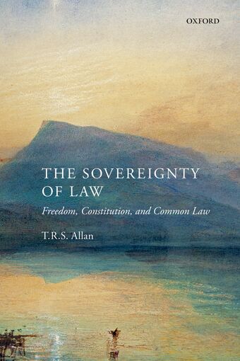 The Sovereignty of Law book cover