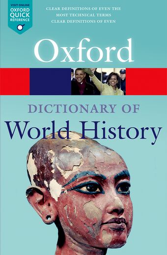 A Dictionary of World History book cover