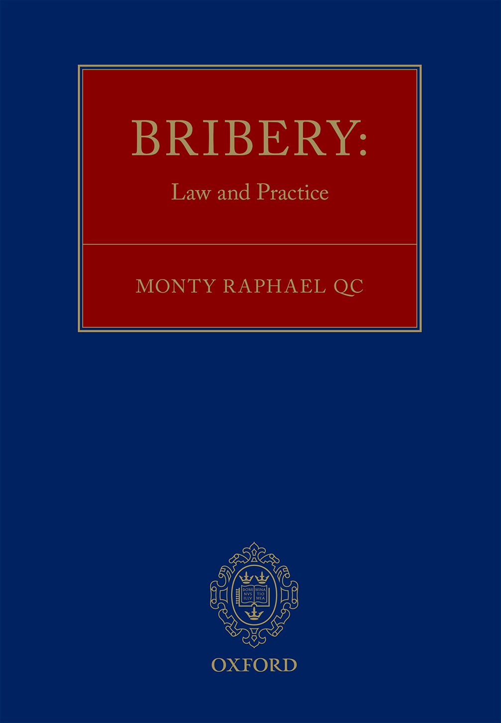 Bribery book cover