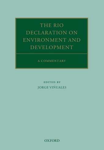 The Rio Declaration on Environment and Development book cover