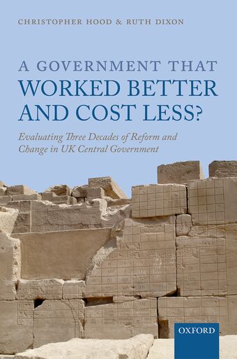 A Government that Worked Better and Cost Less? book cover