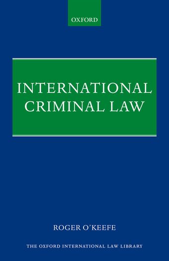 International Criminal Law book cover