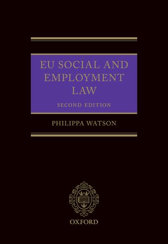 EU Social and Employment Law book cover