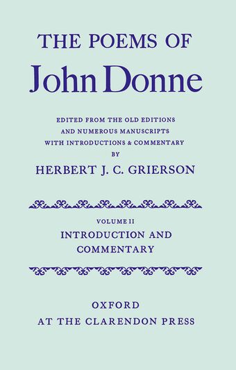 The Poems of John Donne book cover