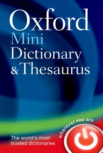 Oxford Mini Dictionary and Thesaurus book cover