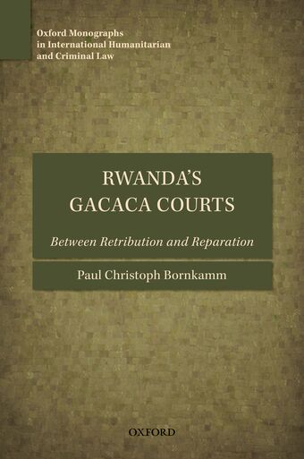 Rwanda's Gacaca Courts book cover