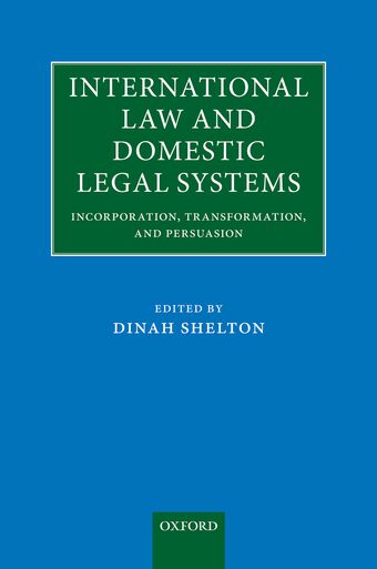 International Law and Domestic Legal Systems book cover