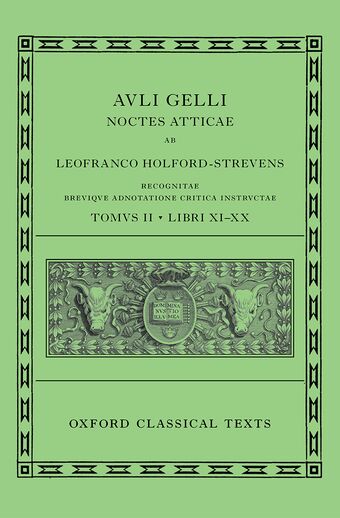 Aulus Gellius: Attic Nights, Books 11-20 book cover