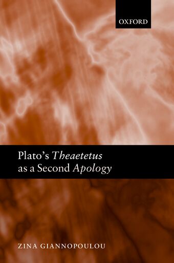 Plato's Theaetetus as a Second Apology book cover