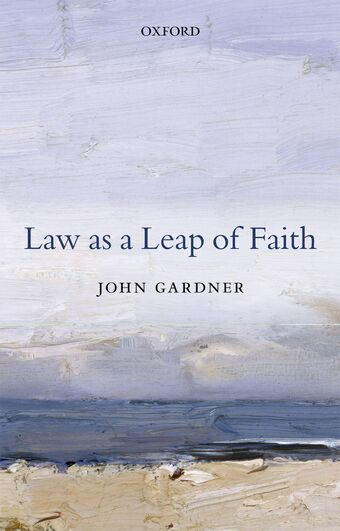 Law as a Leap of Faith book cover