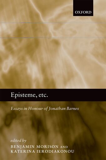 Episteme, etc. book cover