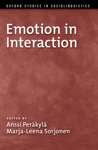 Emotion in Interaction book cover