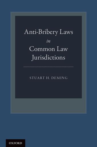 Anti-Bribery Laws in Common Law Jurisdictions book cover
