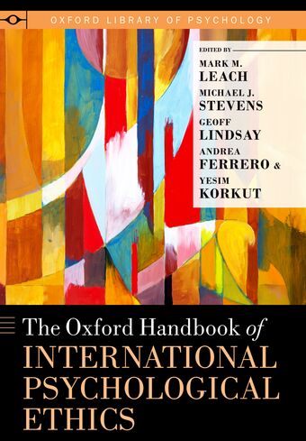The Oxford Handbook of International Psychological Ethics book cover