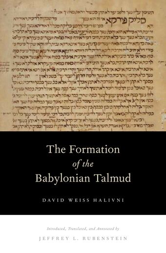The Formation of the Babylonian Talmud book cover