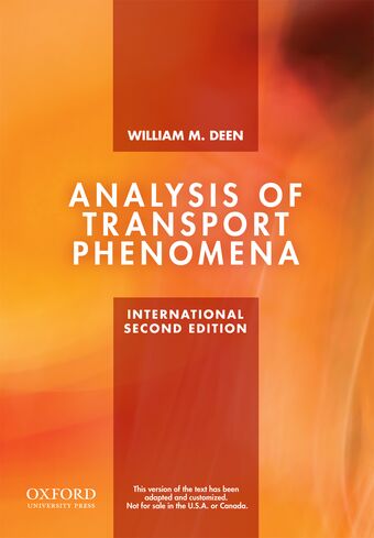 Analysis of Transport Phenomena book cover