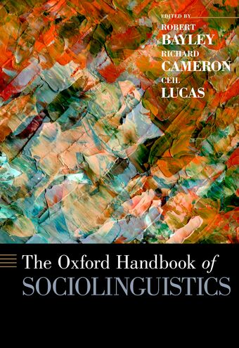 The Oxford Handbook of Sociolinguistics book cover