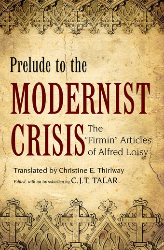 Prelude to the Modernist Crisis book cover