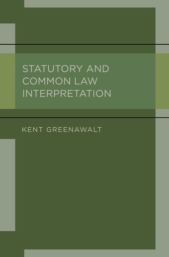Statutory and Common Law Interpretation book cover
