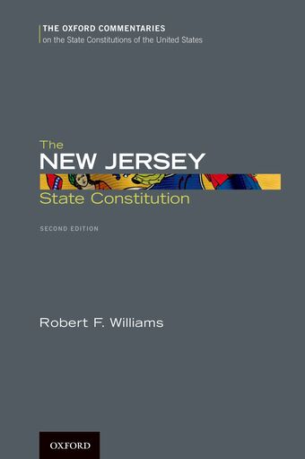 The New Jersey State Constitution book cover