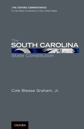 The South Carolina State Constitution book cover