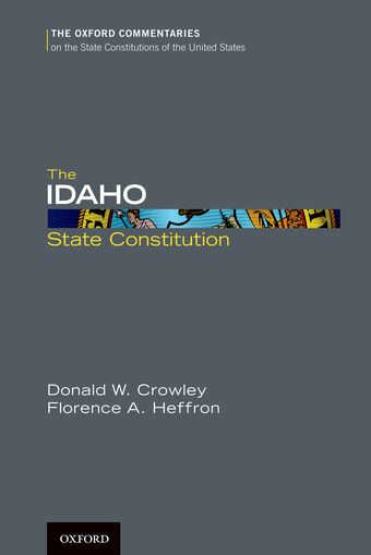 The Idaho State Constitution book cover
