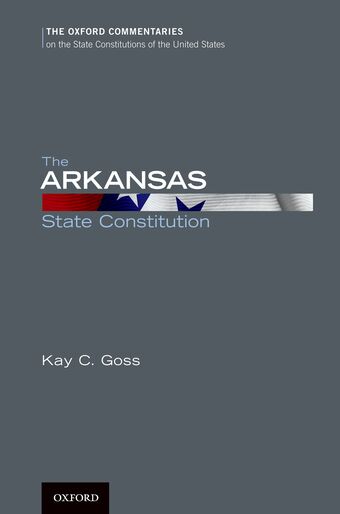 The Arkansas State Constitution book cover