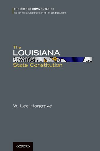 The Louisiana State Constitution book cover