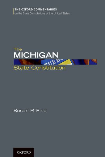 The Michigan State Constitution book cover
