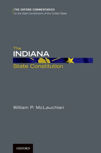 The Indiana State Constitution book cover