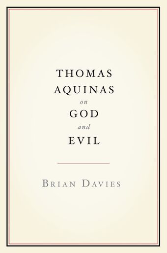 Thomas Aquinas on God and Evil book cover