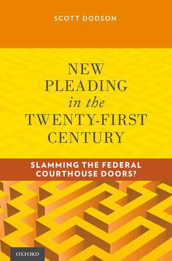 New Pleading in the Twenty-First Century book cover