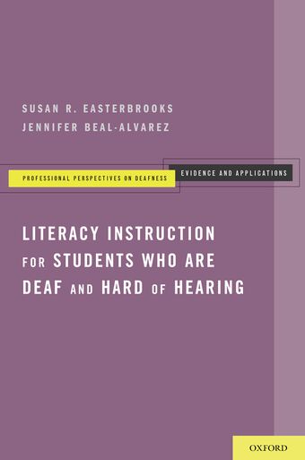 Literacy Instruction for Students who are Deaf and Hard of Hearing book cover