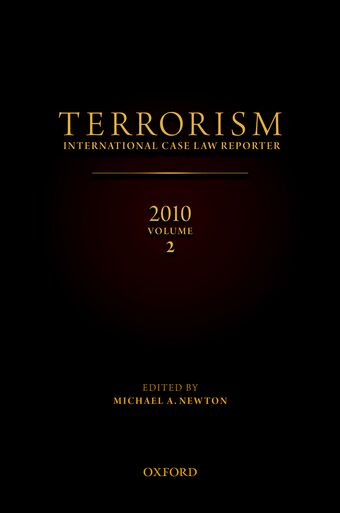 Terrorism 2010 Volume 2 book cover