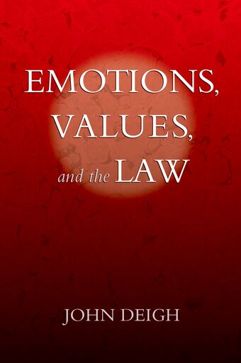Emotions, Values, and the Law book cover