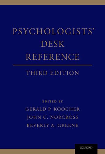 Psychologists' Desk Reference book cover