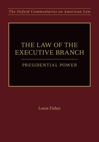 The Law of the Executive Branch book cover