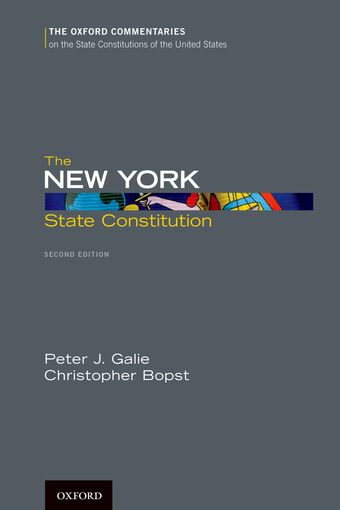 The New York State Constitution book cover