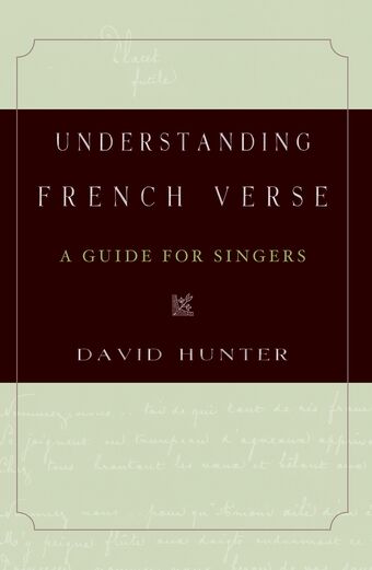 Understanding French Verse book cover
