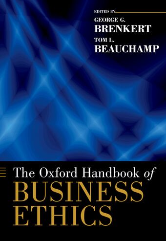 The Oxford Handbook of Business Ethics book cover