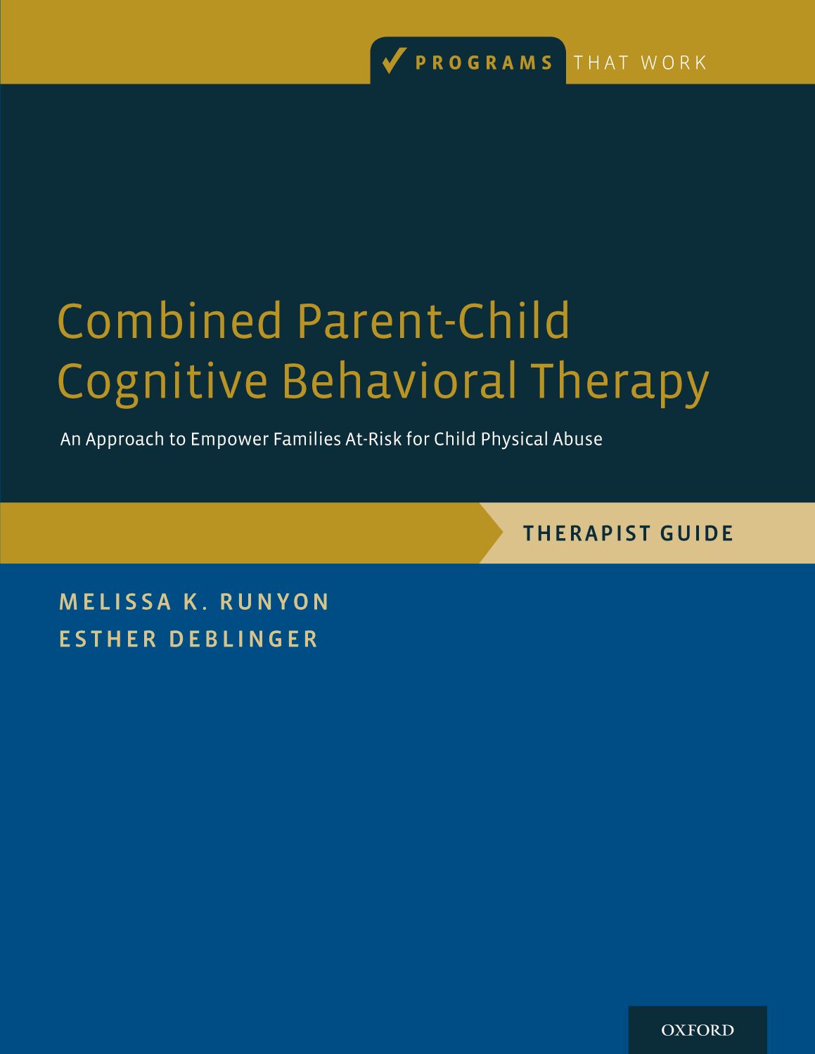 Combined Parent-Child Cognitive Behavioral Therapy book cover