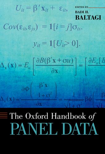 The Oxford Handbook of Panel Data book cover