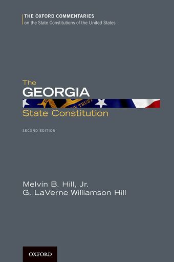 The Georgia State Constitution book cover