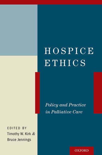 Hospice Ethics book cover