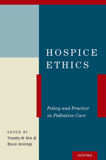 Hospice Ethics book cover