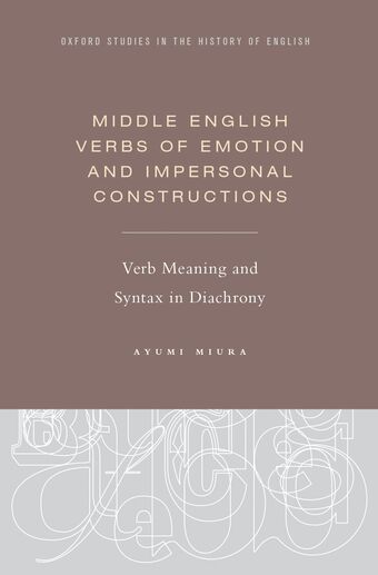 Middle English Verbs of Emotion and Impersonal Constructions book cover